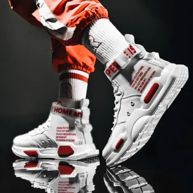 

Men High Top Shoes for Men Wild Casual Sports Male Tides Tenis Shoes NEW Outdoor Breathable Training Off White Trainers