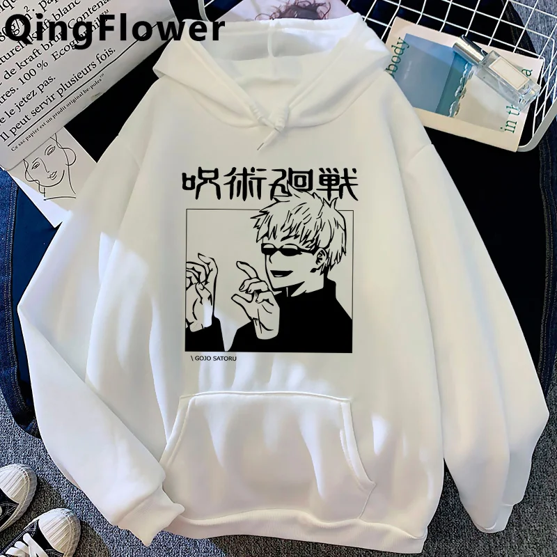 

Anime Hunter x Hunter Killua Hisoka Jujutsu Kaisen Gojo Satoru hoodies men grunge Ulzzang Korea plus size male hoody harajuku