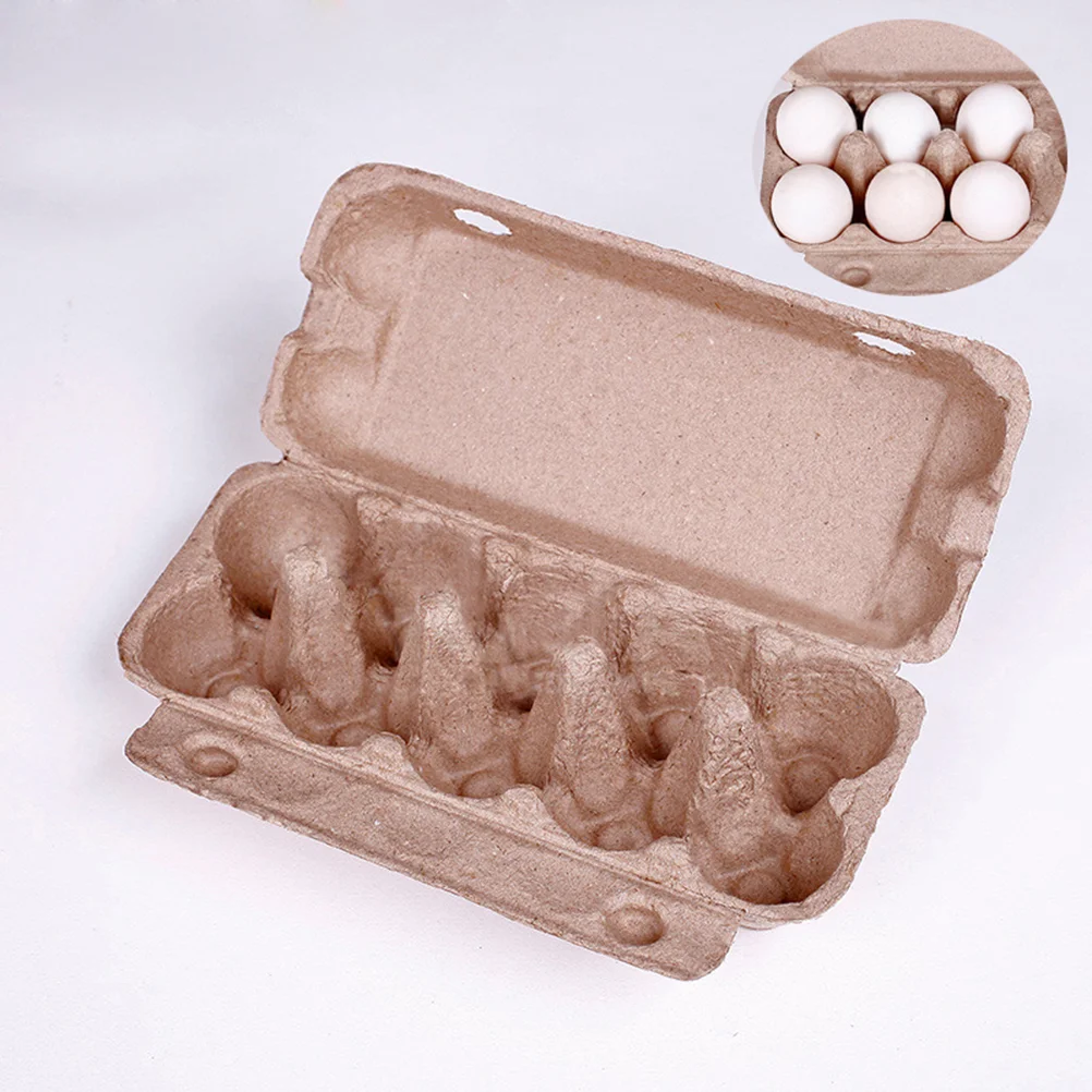 

Egg Holder Cartons Rack Storage Display Refrigerator Box Tray Grid Cardboard Empty Bin Countertop Duck Container Folding