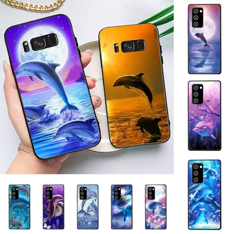 

Dolphin Phone Case for Redmi 8 9 9A for Samsung J5 J6 Note9 for Huawei NOVA3E Mate20lite cover