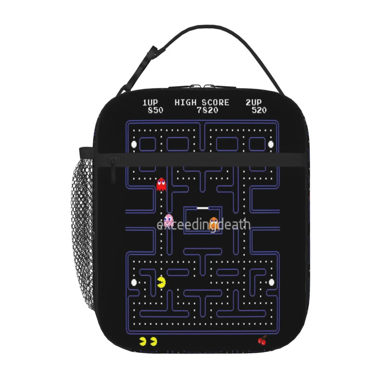 

Retro Arcade Lunchbag Lunch Box Lunchbox Bag Thermal Cooler Bag Insulated Bag