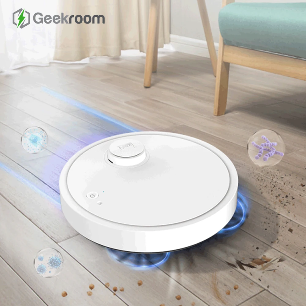Автоматический робот-пылесос Geekroom 3-в-1, умный беспроводной пылесос для сухой и влажной уборки