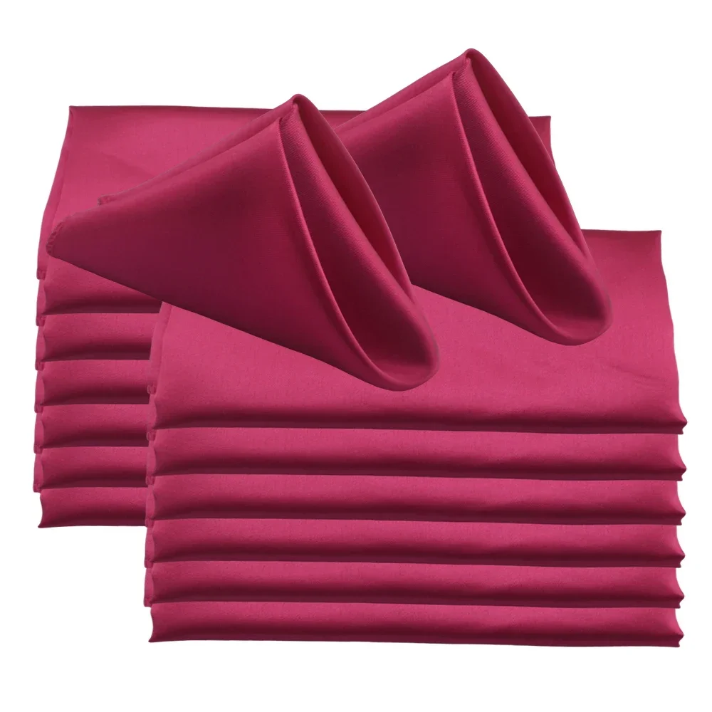 

Атласные столовые салфетки 45x45 см, набор из 30 штук