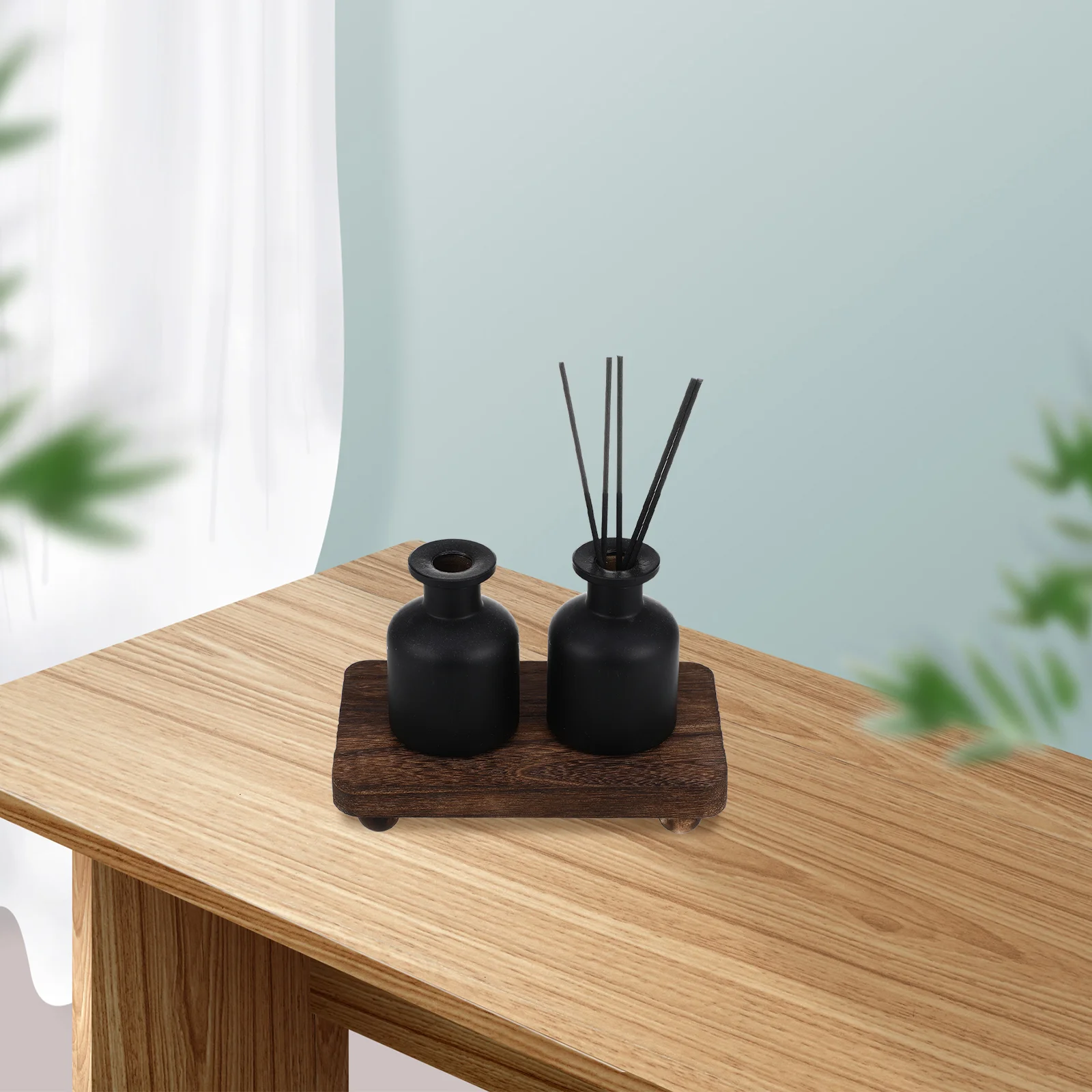 Основание из цельного дерева простой ароматерапевтический органайзер для