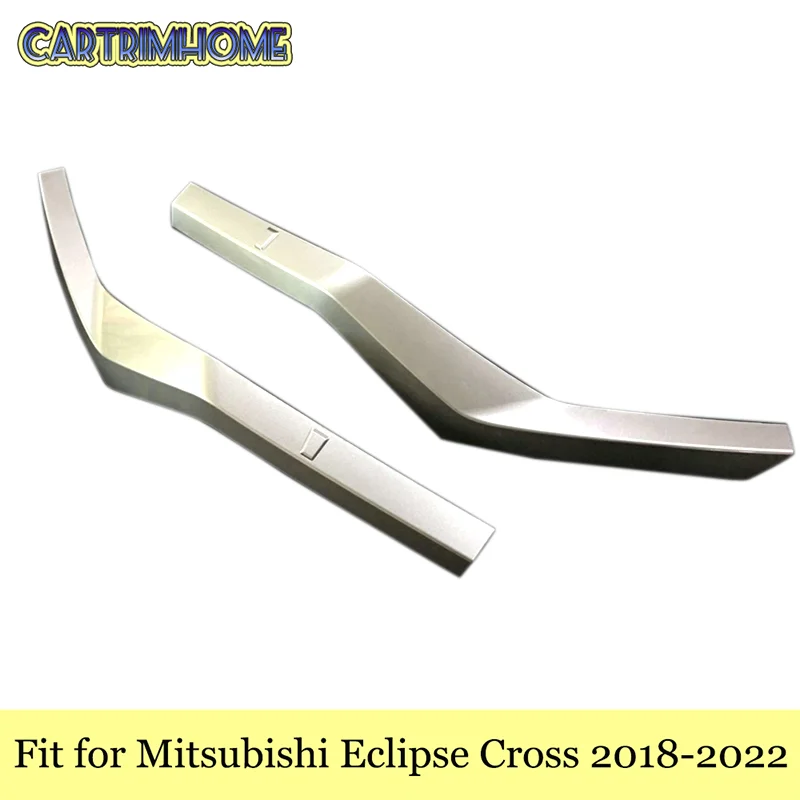 

Car Products Fit for Mitsubishi Eclipse Cross 2018-2022 Accessories Front Bumper Bottom Grill Cover Molding 2pcs Exterior Parts