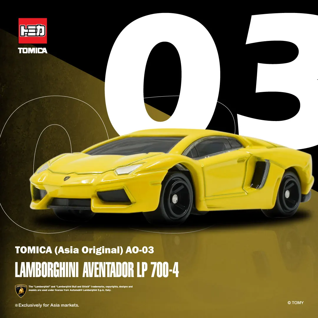 

Takara Tomy Tomica Asia Original AO-03 Lamborghini Aventador (Asia Ver.) 1/67 Alloy Toys Motor Vehicle Diecast Metal Model