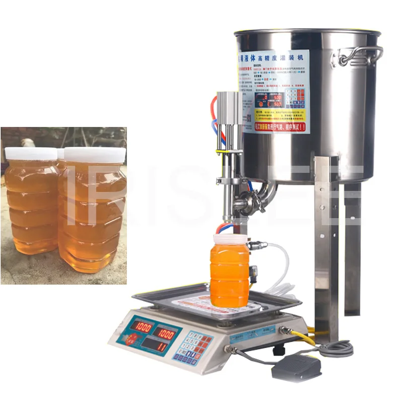 

Stainless Steel Honey Quantitative Filling Machine Digital Control Sesame Paste Sesame Oil Viscous Liquid Filler Machine