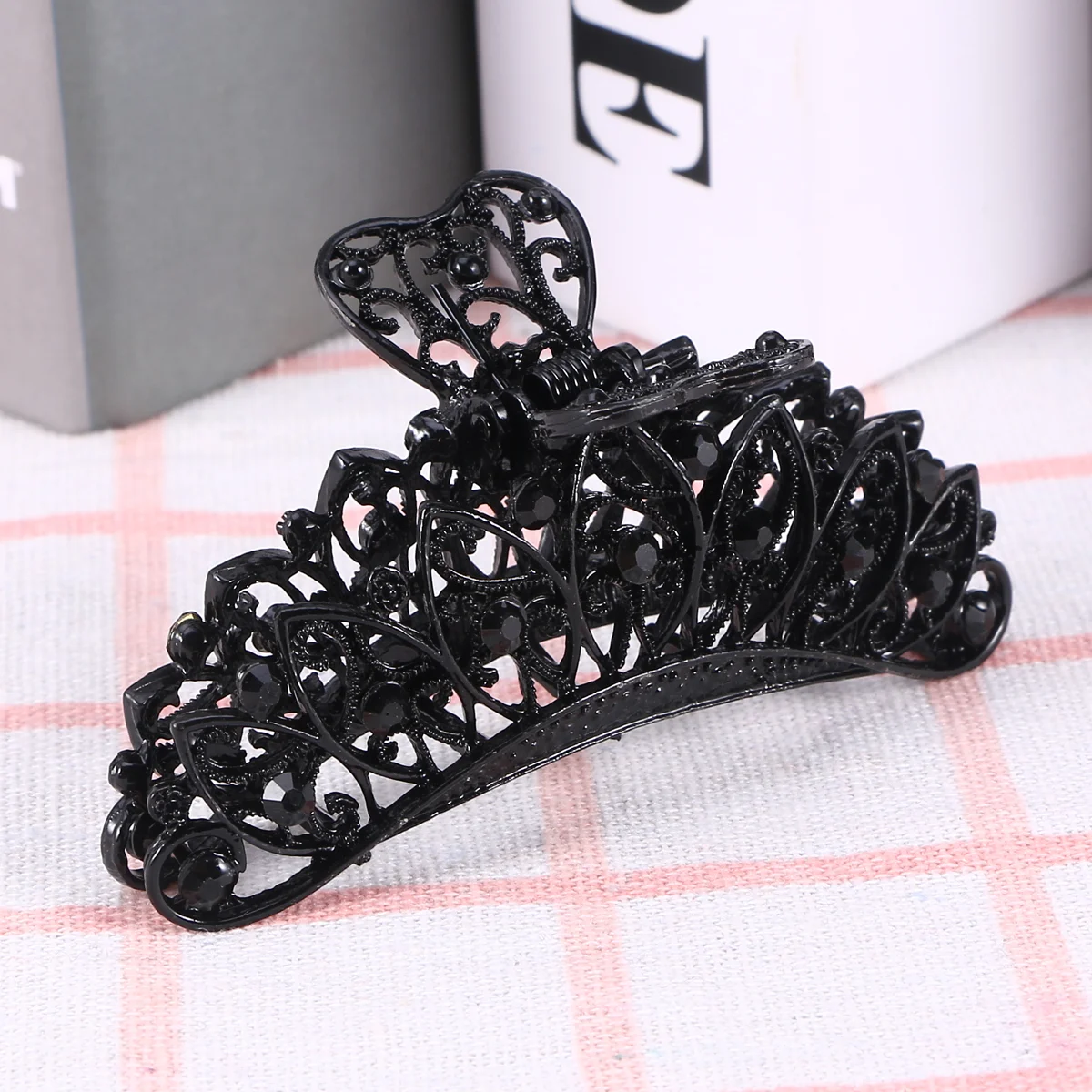 

Jaw Clip Claw Clips Hair Black Girl Accessories Large Size Crystal Decor