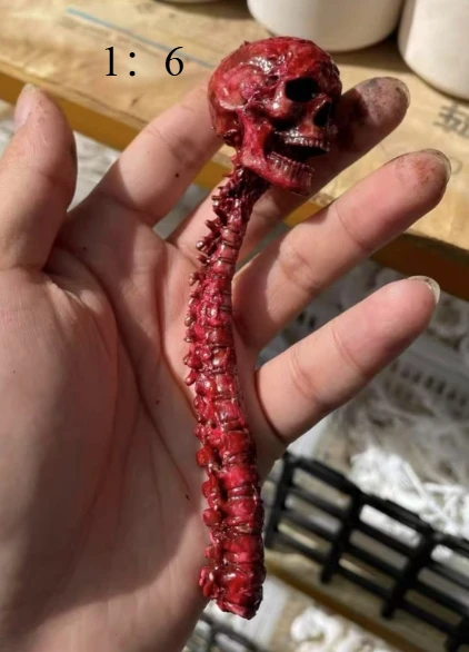 

Dollhouse Magic World Miniature Brain Heart Skeleton Skeleton Skull 1:12 Model Horror Decoration 1:6 Soldier Scene Home Decor