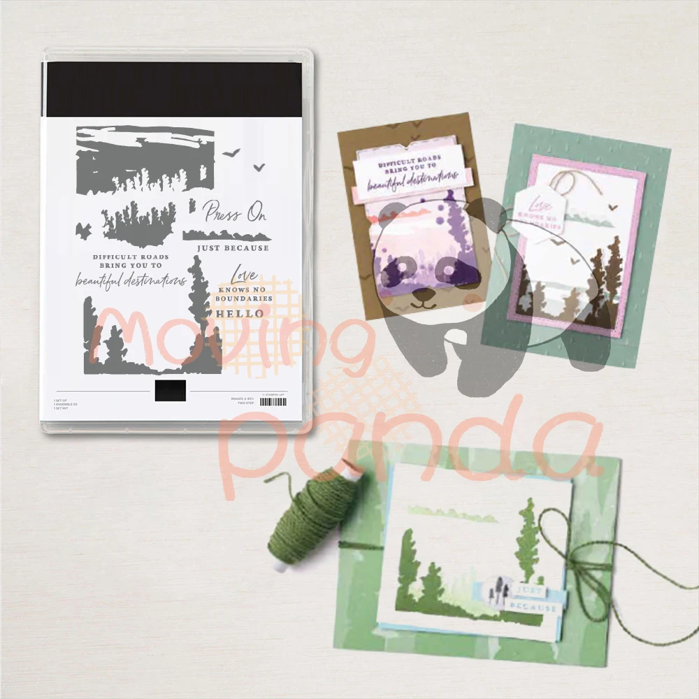 

2023 January-April Mini Catalogue PICTURESQUE New Clear Stamps And Metal Cutting Dies Sets For Scrapbooking Diy Christmas Dies