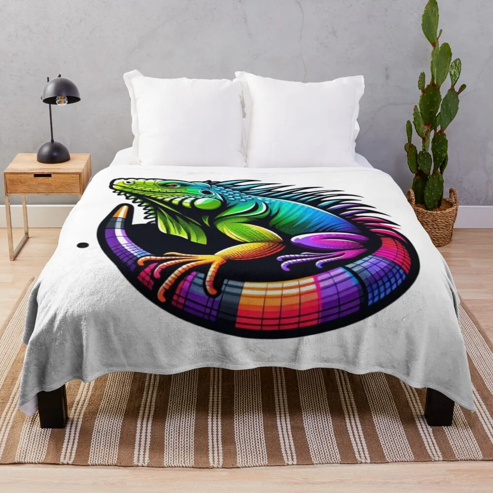 Радуга? Одеяло Гуаны Shaggy Retros идеи подарков на День святого Валентина Одеяла