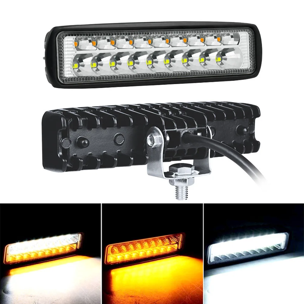

2pcs LED Car Work Light 12-36V 54W 6000K Universal LED Light Bar For Truck Offroad SUV ATV Headlights Driving Lamp