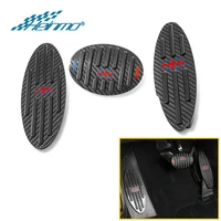 for mini cooper f54 f55 f56 f57 f60 r55 r56 r60 r61 automatic gear car brake accelerator rest pedal cover sticker accessories