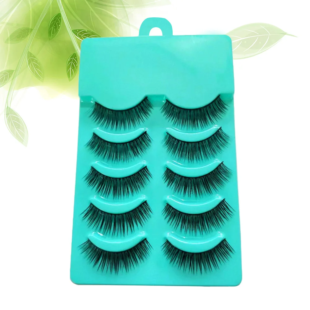 

5 Pairs False Eyelashes Premium Eyelashes Extensions Makeup Tools for Teenager