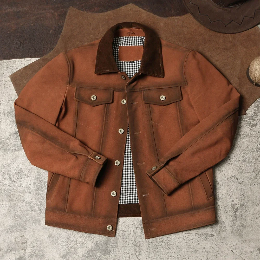 Кожаная куртка Blunt Razor из матовой воловьей кожи 507 рабочая одежда кожаная с