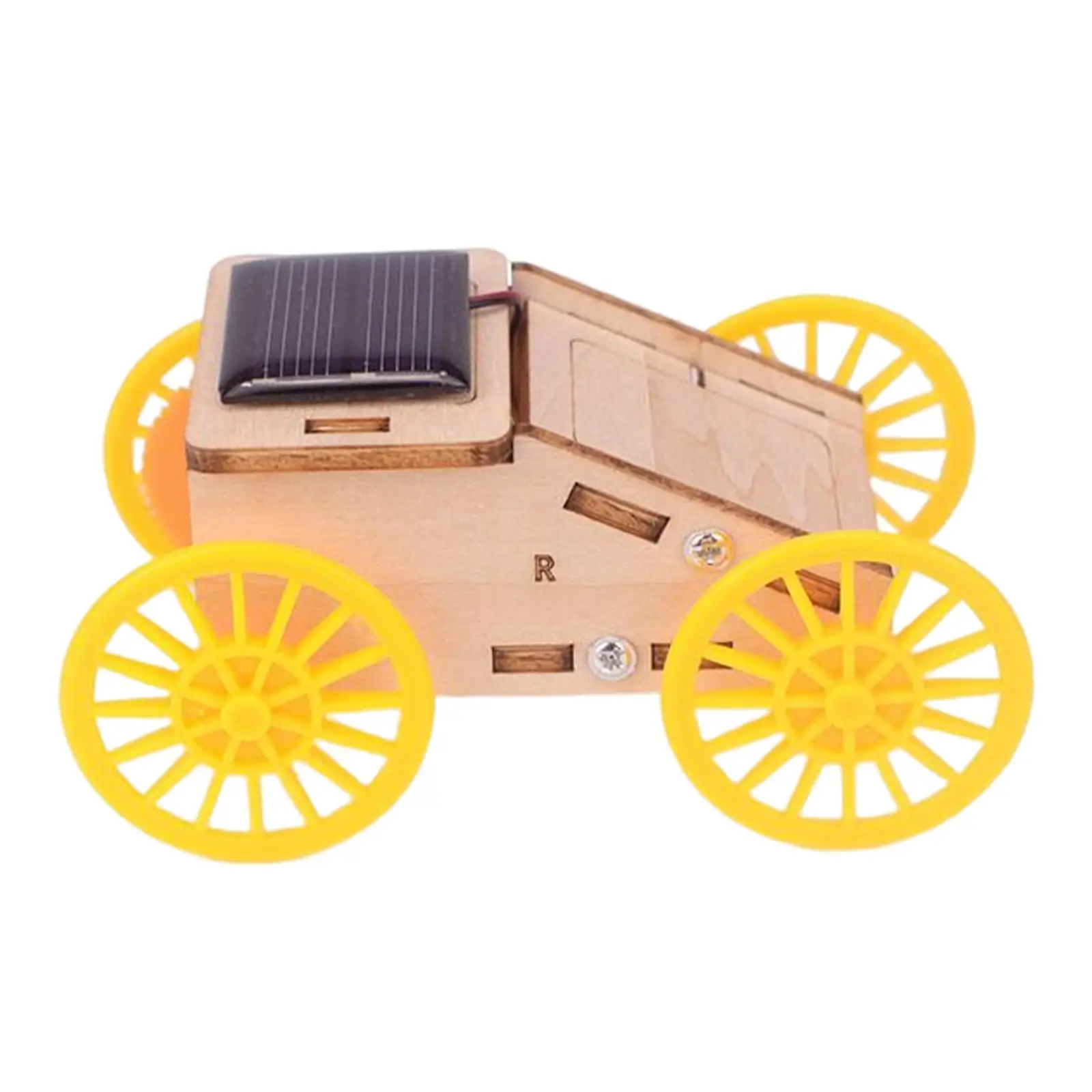 DIY Assemble Solar Car Technology Small Inventions 3D Puzzle Model Wooden Science Kit for teens Toddler Birthday Gifts