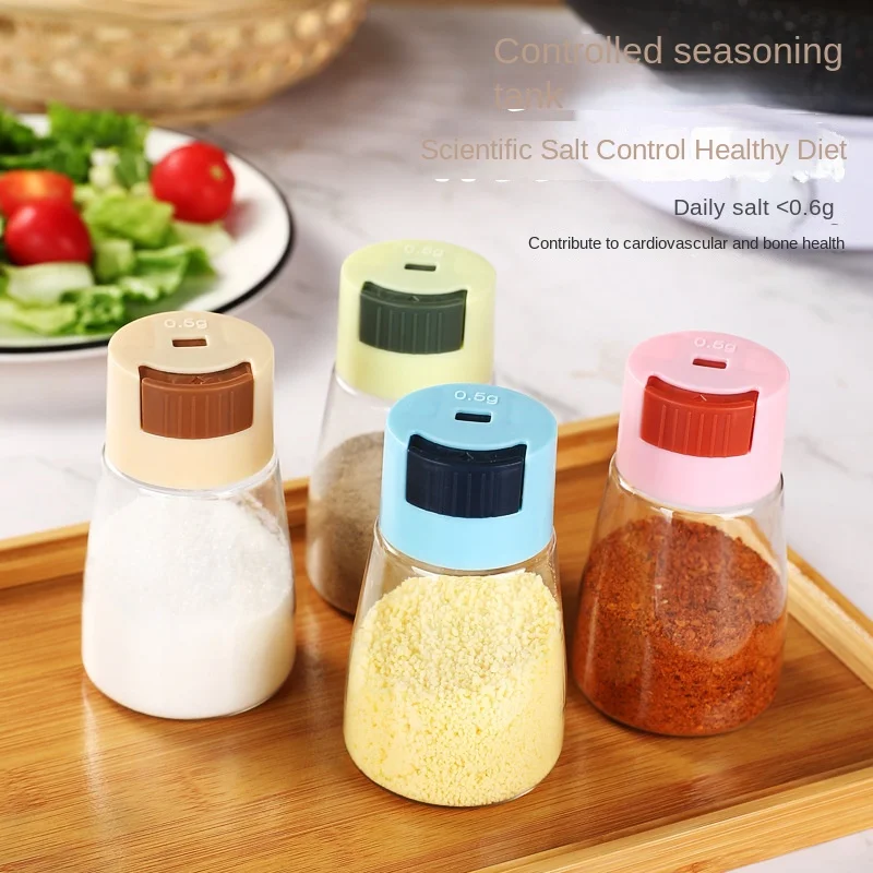 1 шт. Количественная банка для соли домашней кухни и приправ удобный дозатор