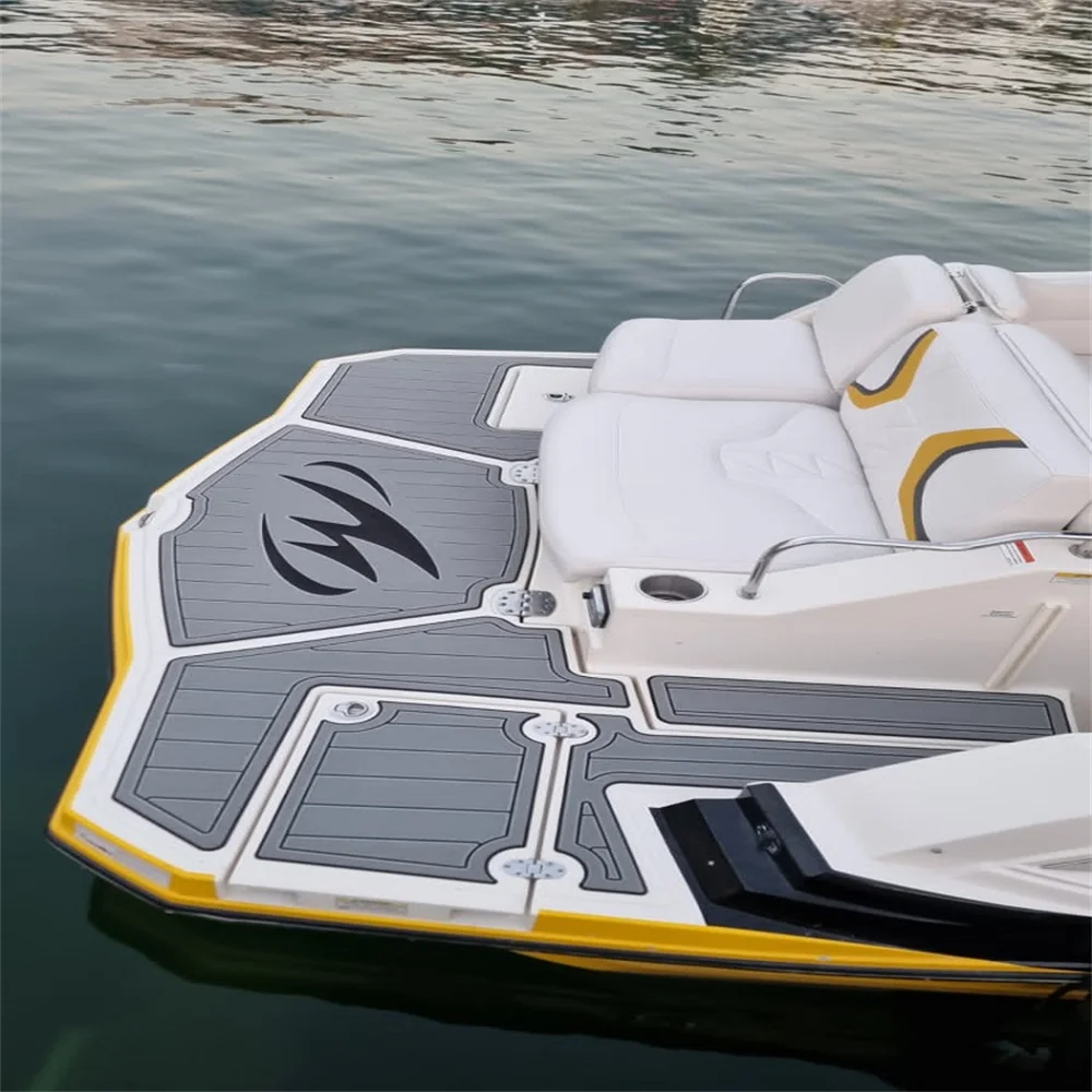 Фото 2018 Monterey M225 Swim Platform Pad Boat EVA Foam Faux Teak Deck Floor Mat SeaDek MarineMat Gatorstep Style Самоклеящийся hd75 №4