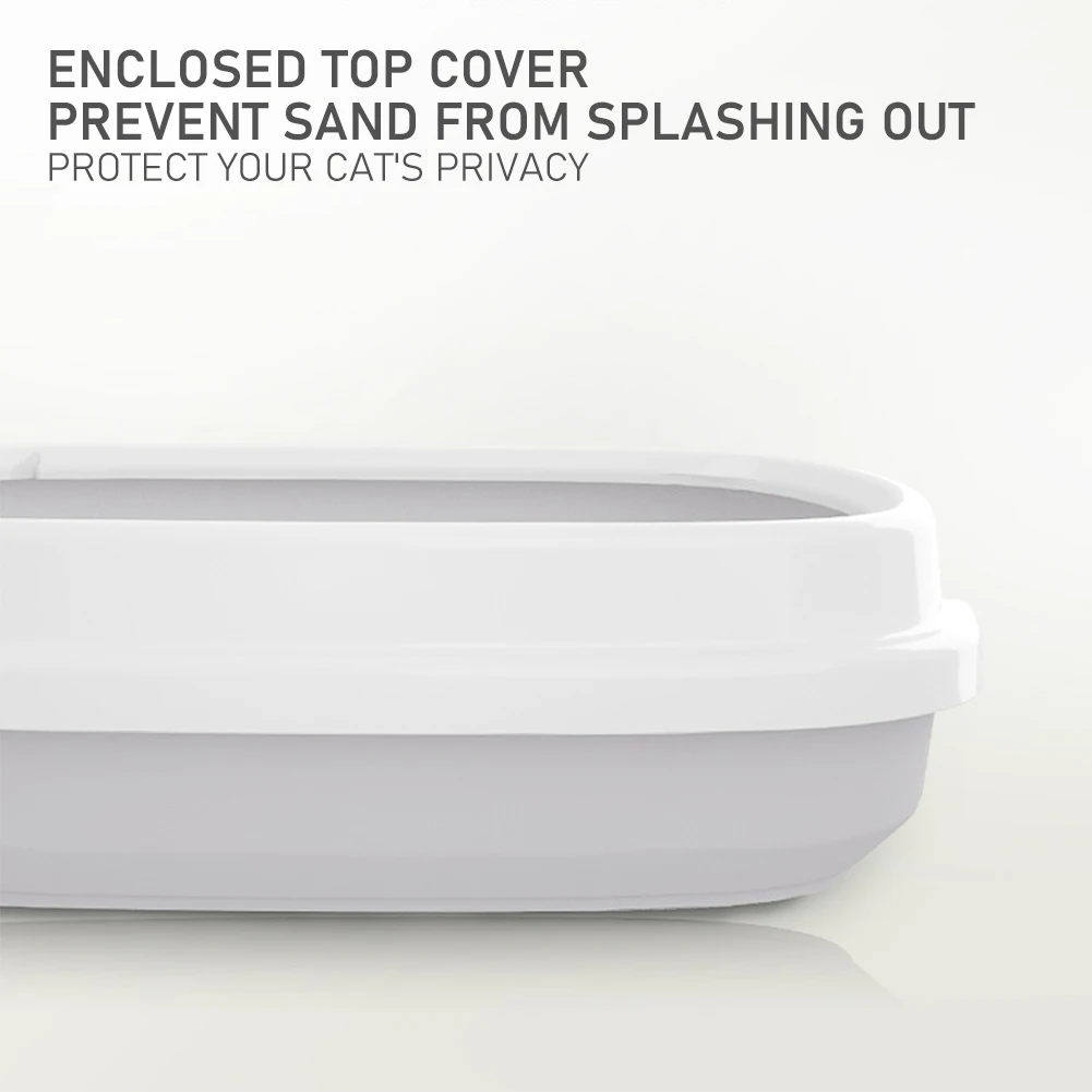 1 шт. полу-закрытый туалет для кошек |