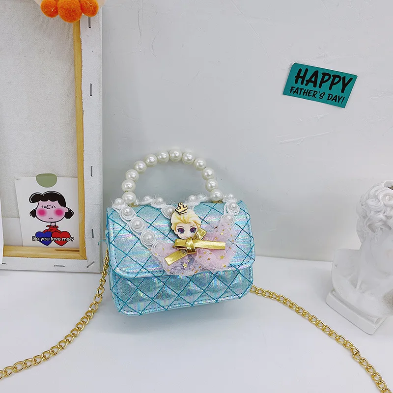 Children's bag little girl 2021 Fashion Shoulder Bag Aisha Snow White Messenger Bag Mini fashion bag zero wallet