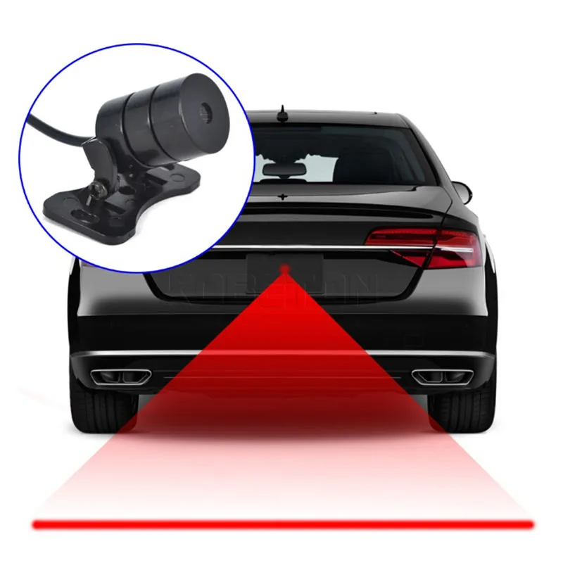 

LED Car Motorcycle Laser Fog Light Anti Collision Tail Lamp Auto Moto Braking Parking Signal Warning Lamps Car fog light