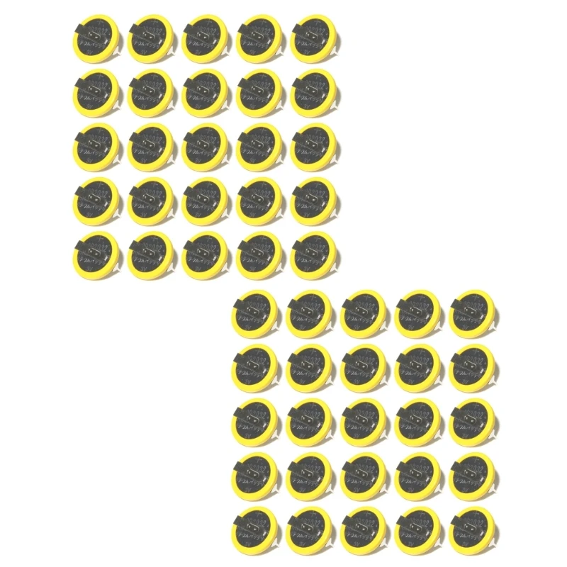 CR2032 Батарея с вкладками и паяльной лапкой батарейки для монет 210 мАч