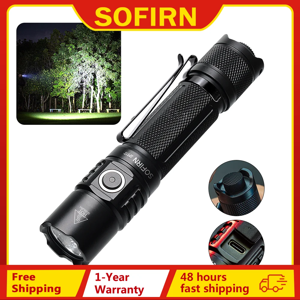 

Sofirn SP35T 3800 лм Тактический фонарик USB C