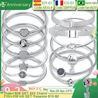 Женский браслет на цепочке codemon Key, серебро 100% пробы, классический браслет-змейка, ювелирные изделия из стерлингового серебра 925 пробы, CMB056