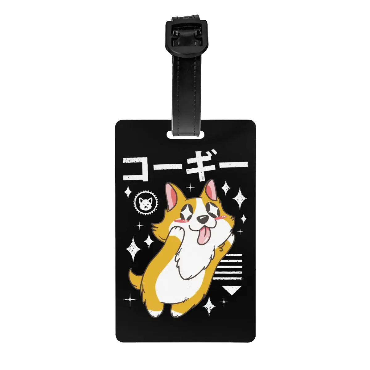 

Бирки для багажа милые корги чемодан из ПВХ аксессуары для путешествий мультяшный держатель для багажа яркий адрес для женщин и мужчин