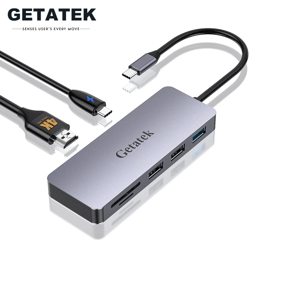 

USB C концентратор для 4K HDMI 3,0, 10 Гбит/с, 100 Вт