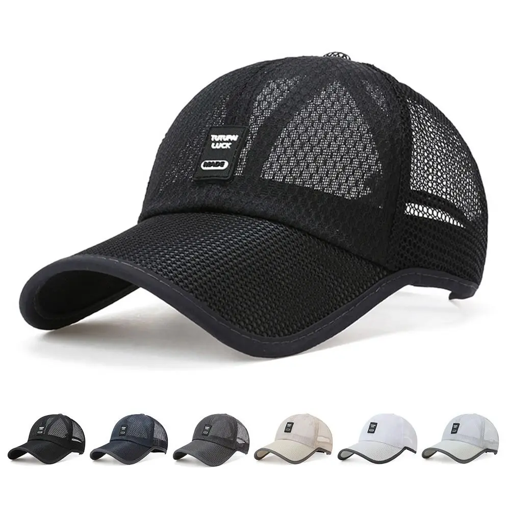 

Quick Dry Men Women Outdoor Sports Fashion Full Mesh Hats Sun Protection Caps Baseball Cap Summer Sunscreen Hats