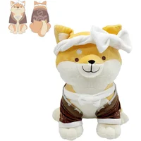 Genshin Impact Taroumaru Plush Toy Shiba Inu Soft Plushie Figure Doll Stuffed Animal Cute Dog Sleeping Pillow Gift for Kids Fans