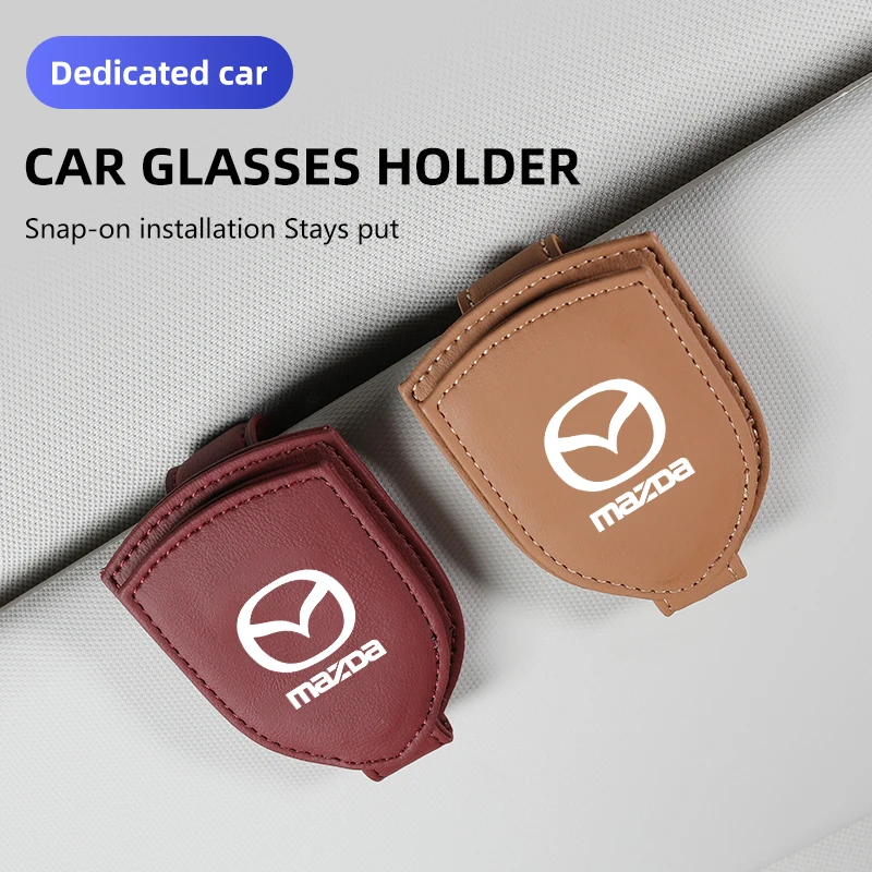 

Car Sun Visor Glasses Holder Clip For Mazda 6 3 CX5 5 2 323 CX7 Demio Atenza Axela MX30 CX30 CX3 CX9 MX5 RX8 RX7