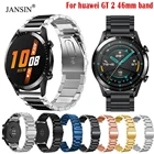 Ремешок металлический для Huawei Watch GT2 46 мм, браслет из нержавеющей стали для Huawei Watch GT2 42 мм 46 мм, быстросъемный браслет для умных часов
