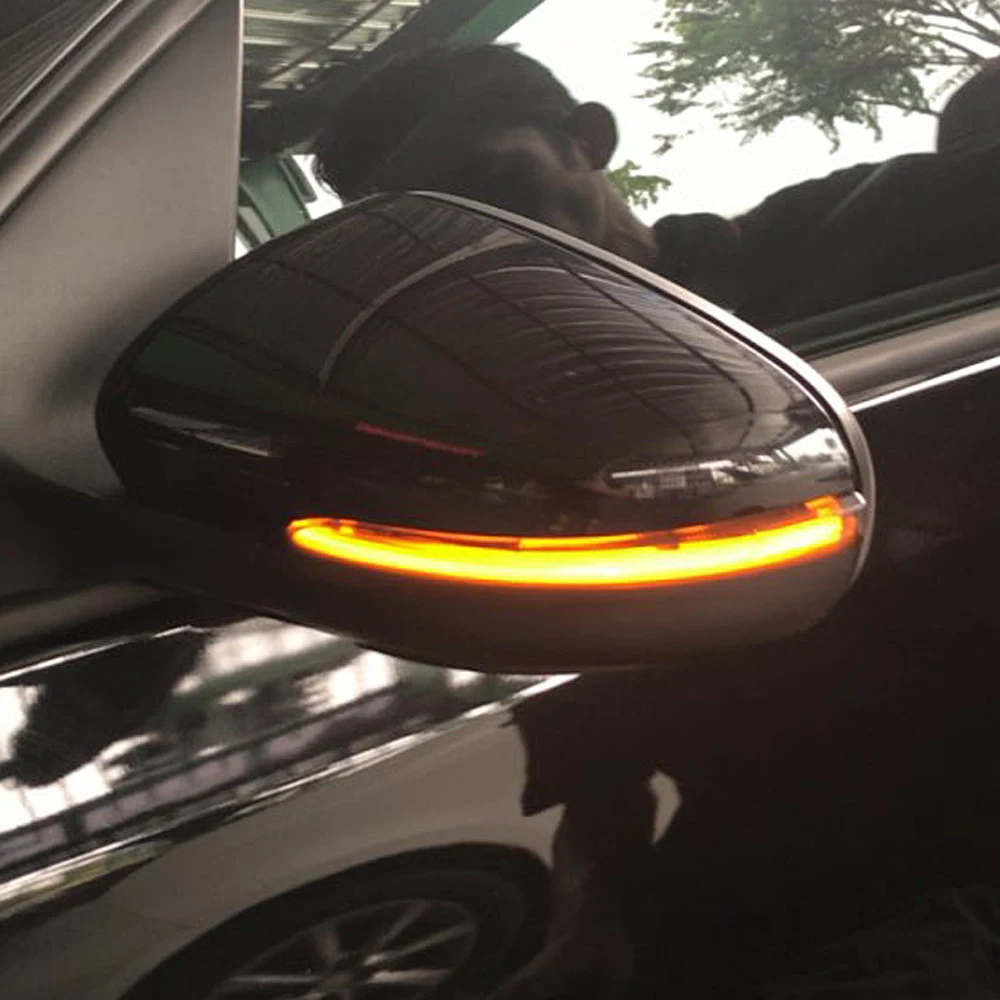 

Dynamic LED Turn Signal for VW Golf MK6 GTI 6 R20 MKVI R line GTD 2009 2010 2011 2012 side mirror light flasher