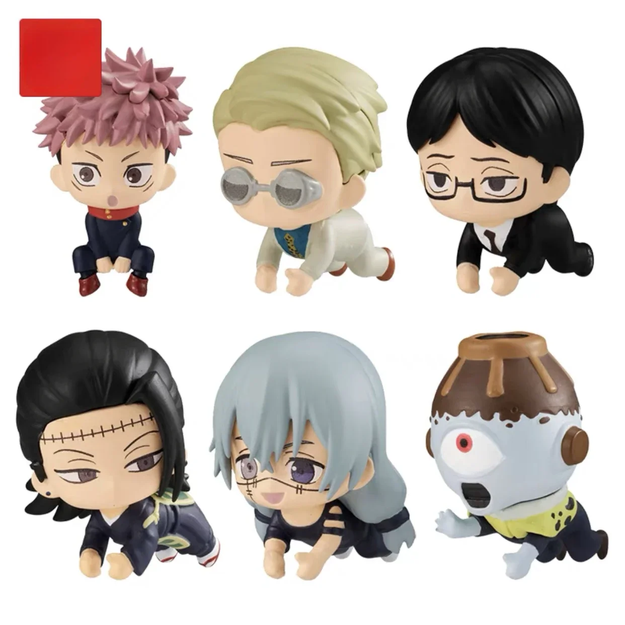 Anime Jujutsu Kaisen Itadori Yuji Mahito Jogo Geto Suguru Nanami Kento Ijichi Kiyotaka Kospay Kawaii Mini Garage Kits Model Fan
