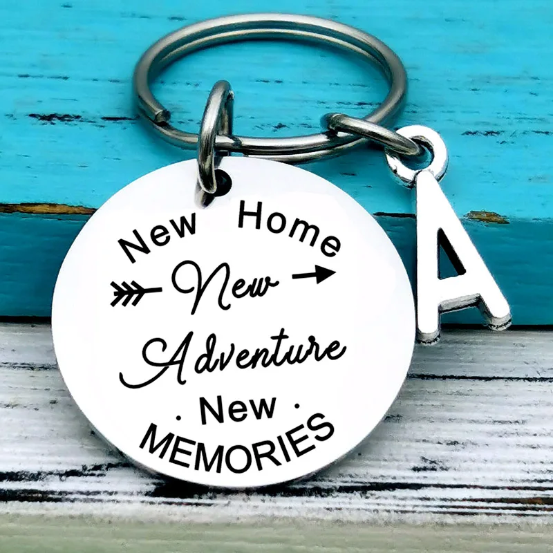 

Our First Home Keychains Housewarming Gift New Home Gift House Keyring First Home Gift Realtor Closing Gifts