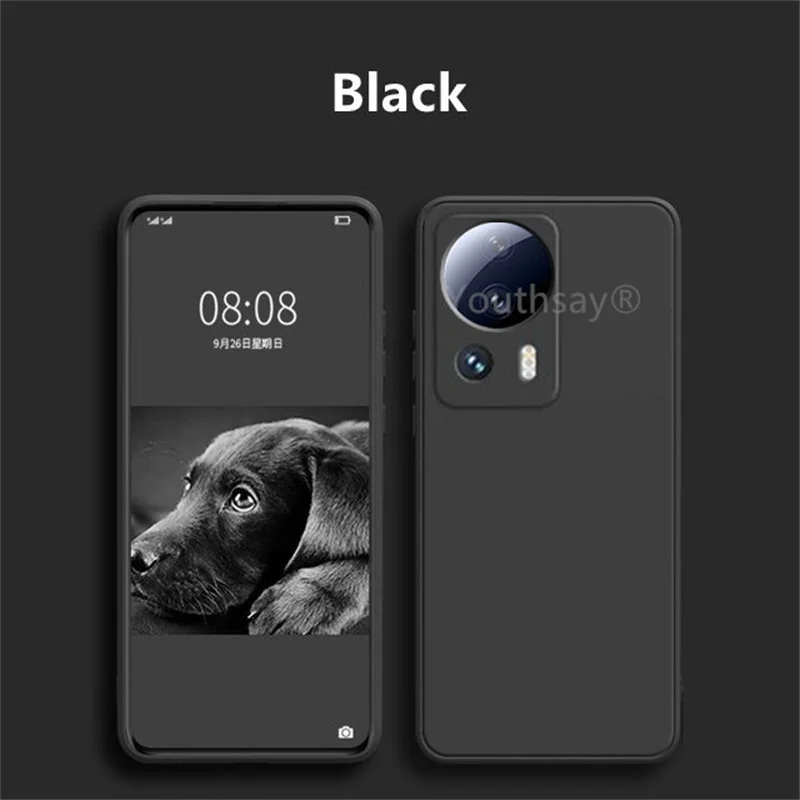 For Xiaomi 13 Lite Case Cover for Xiaomi Mi 13 Lite Shell Funda Soft Original Liquid Silicone Case Xiaomi 13 12 Lite 12 Pro 12T