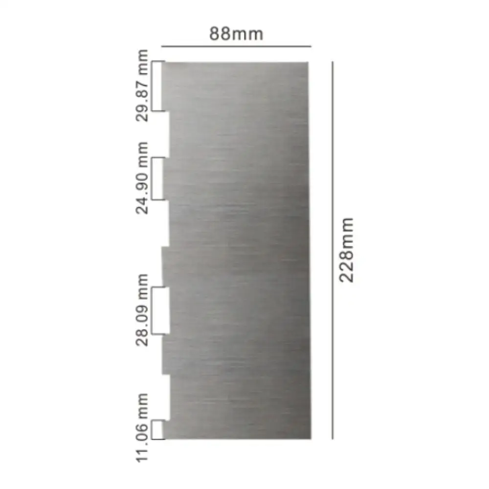 

Multiple Models Kitchen Tools Cake Baking Cream Dough Spatula Double-sided Stripe Stainless Steel Spatula Baking Accessories