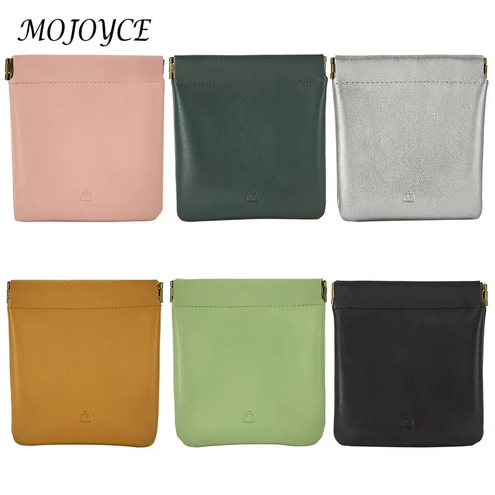 

Портативный Женский кошелек, кожаная сумка для санитарных салфеток, мини-Кошельки для монет, держатель для карт, сумка для хранения губной п...