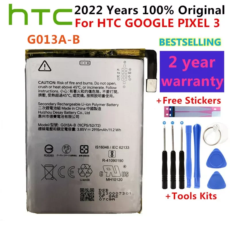 

100% Original Replacement High Quality Battery For HTC GOOGLE PIXEL 3 Pixel3 XL 3XL PIXEL 4 4A 4XL Pixel4 XL Batteries Bateria