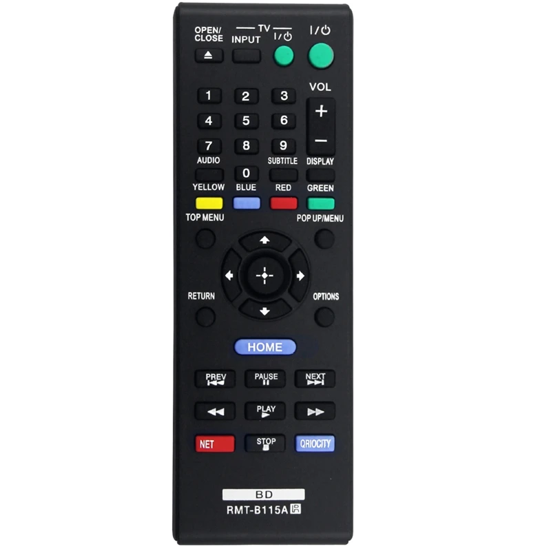 Замените пульт дистанционного управления RMT-B115A для DVD-плеера Sony Blu-Ray BDP-S480 BDP-580