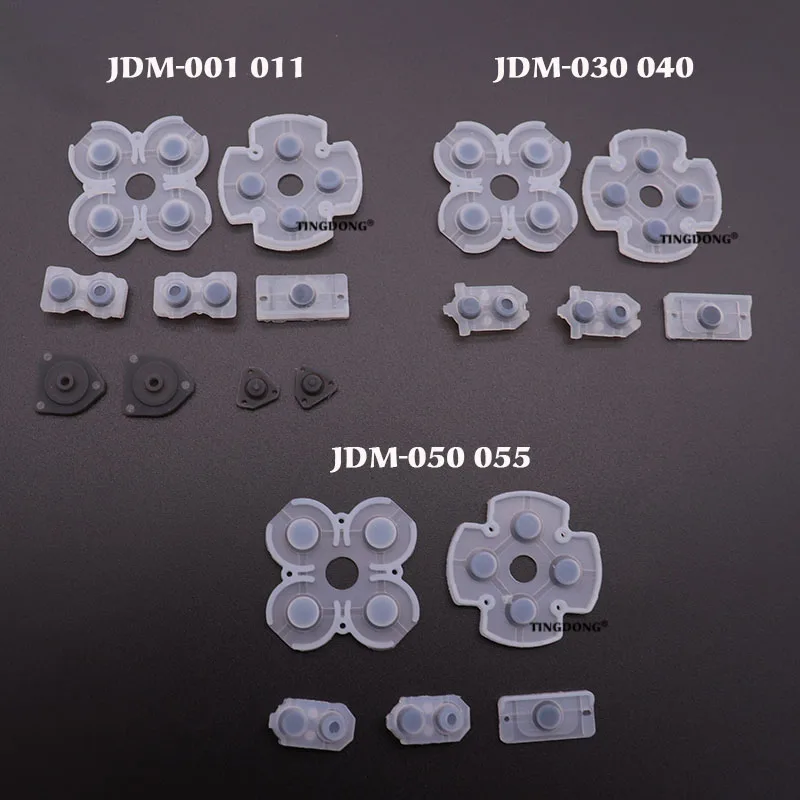 

For Sony Playstation 4 PS4 Controller JDS 001 011 030 JDM 050 055 Conductive Silicone Rubber Pads for Dualshock 4 L2 R2 Buttons