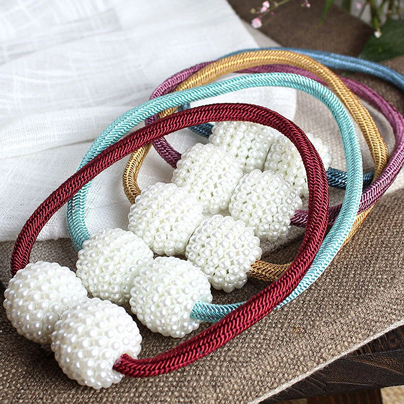 

Pearl Magnetic Curtain Clip Curtain Holders Tieback Buckle Clips Hanging Ball Buckle Tie Back Curtain Accessories Home Decor