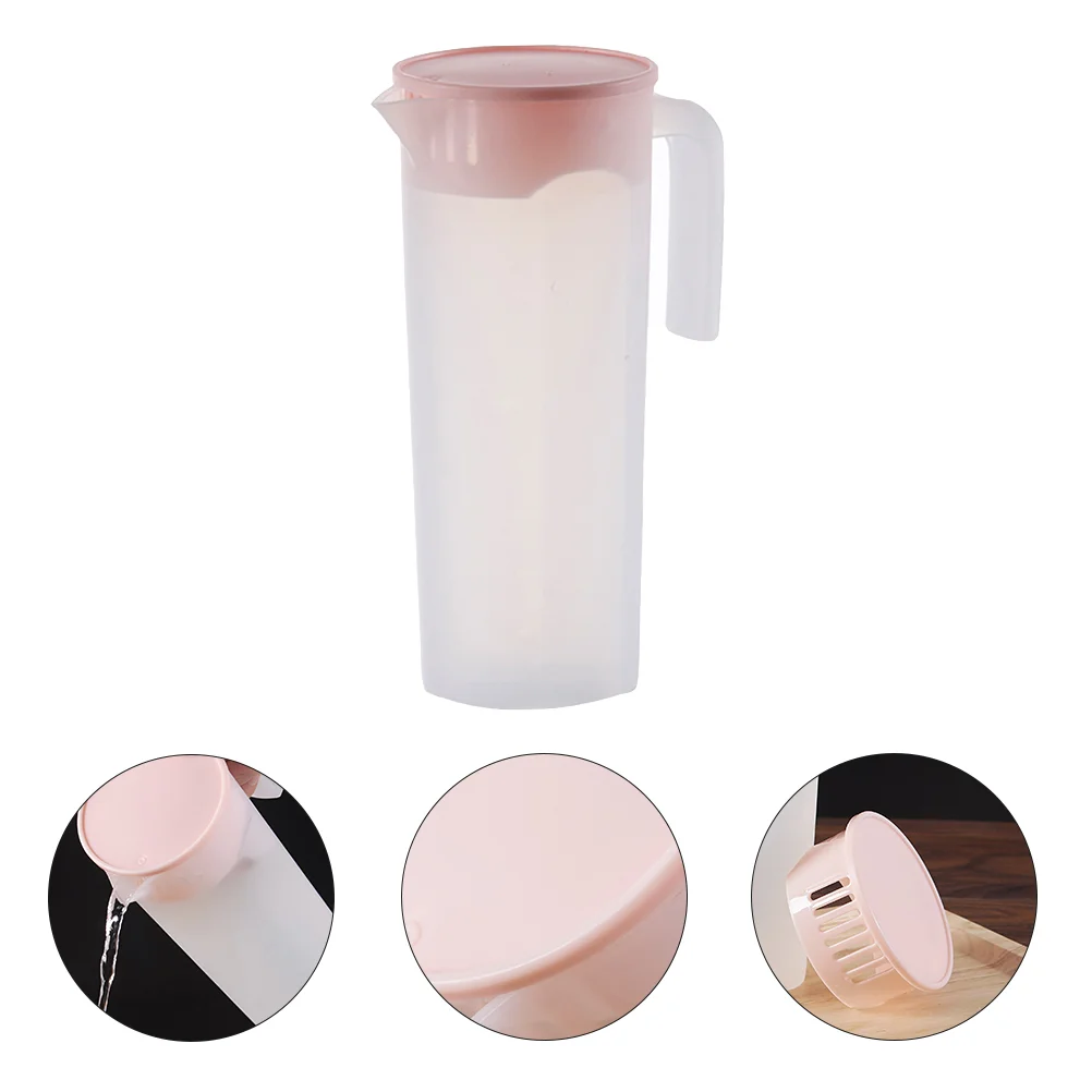 

Pitcherkettlebeveragejug Drinks Tea Cold Airtight Mix Easy Mixing Container Bottle Lid Jugs Kettleslids Jaracrylic Icedcovered