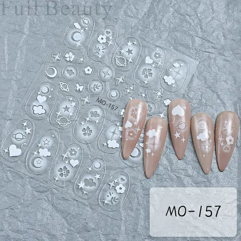 1 шт. 5D тисненые наклейки для ногтей лазерная бабочка дизайнерские наклейки лук украшение слайдер DIY аксессуары для маникюра Инструменты