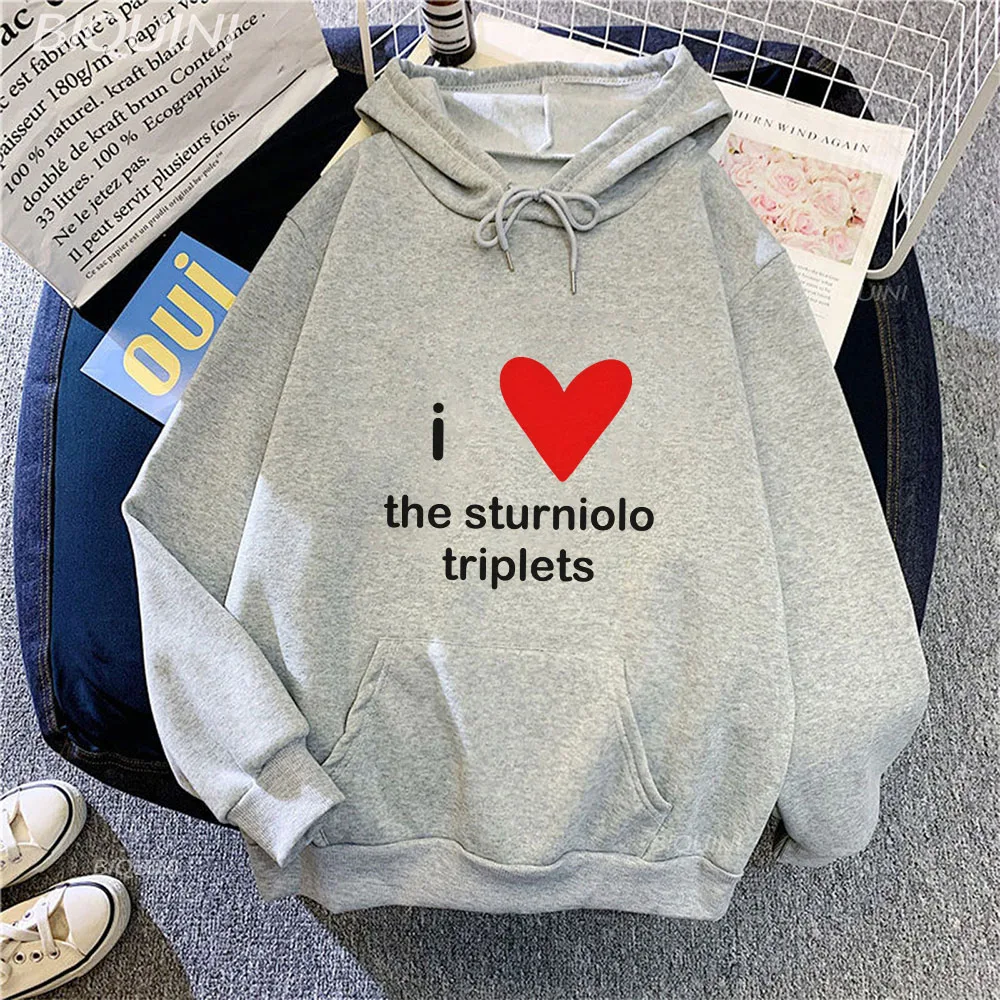 

Sturniolo Triplets Manga Hoodies Comic Sweatshirt Cute Cartoon Streetwear Harajuku Casual Winter Clothes for Men/women Oversized