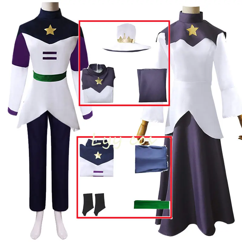 2 Style Azura Cosplay Anime Owl Cosplay Costume Dress Girl Azura Costume Uniform Dress Pants Hat Outfit Set