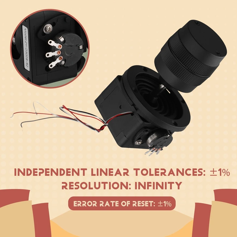 3-осевой джойстик-потенциометр ZY-D300B-R2 5K 3D Security Yuntai Control Ball Machine Клавиатура Монитор