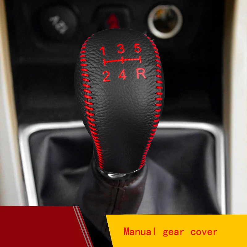 

Кожаный чехол премиум-класса для Changan CS35 Plus, Ручка рычага переключения передач для автомобиля, защитный чехол для рычага переключения перед...